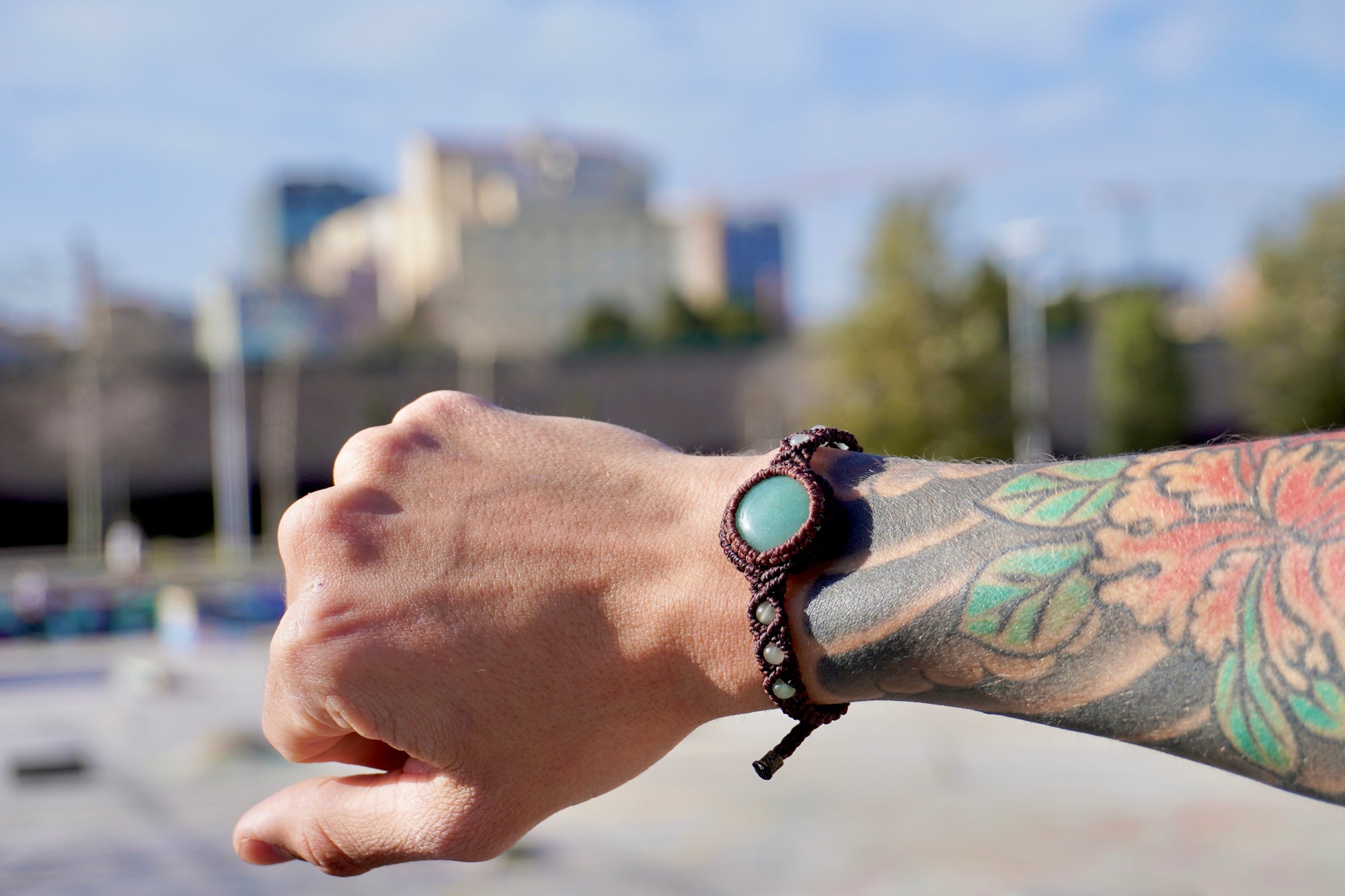 Pulsera Cuarzo Verde