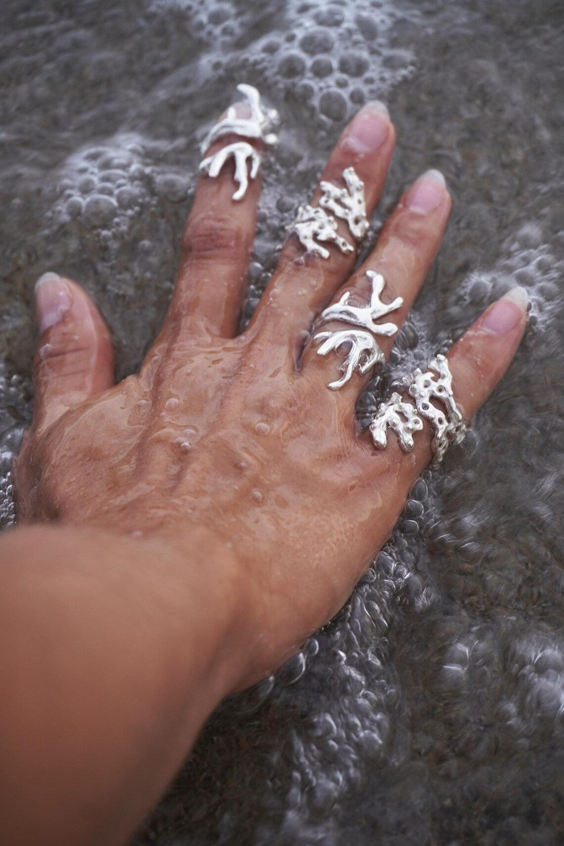 Anillo Cochayuyo en plata