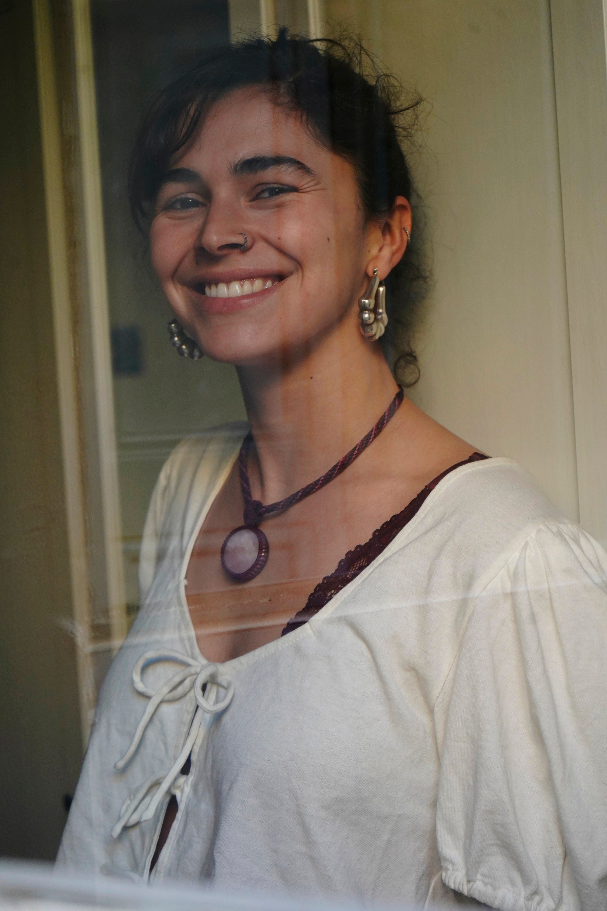 Collar de Cuarzo Rosa