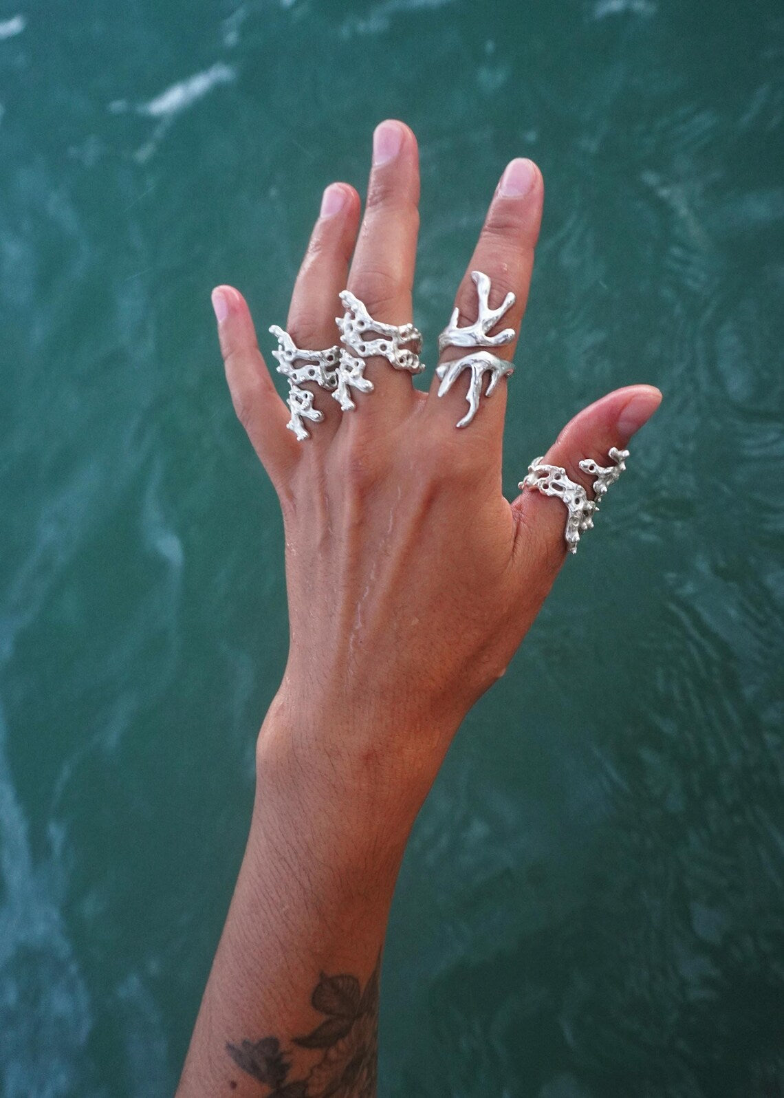 Anillo Cochayuyo en plata