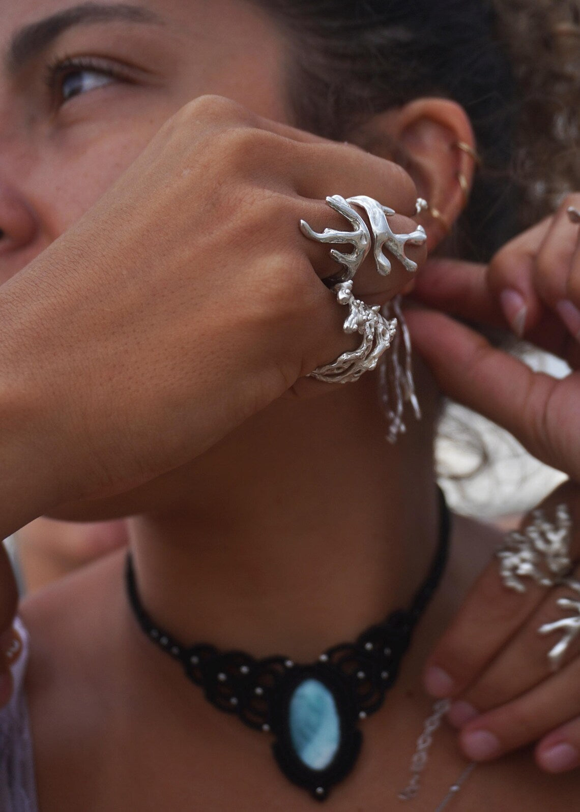 Anillo Cochayuyo en plata