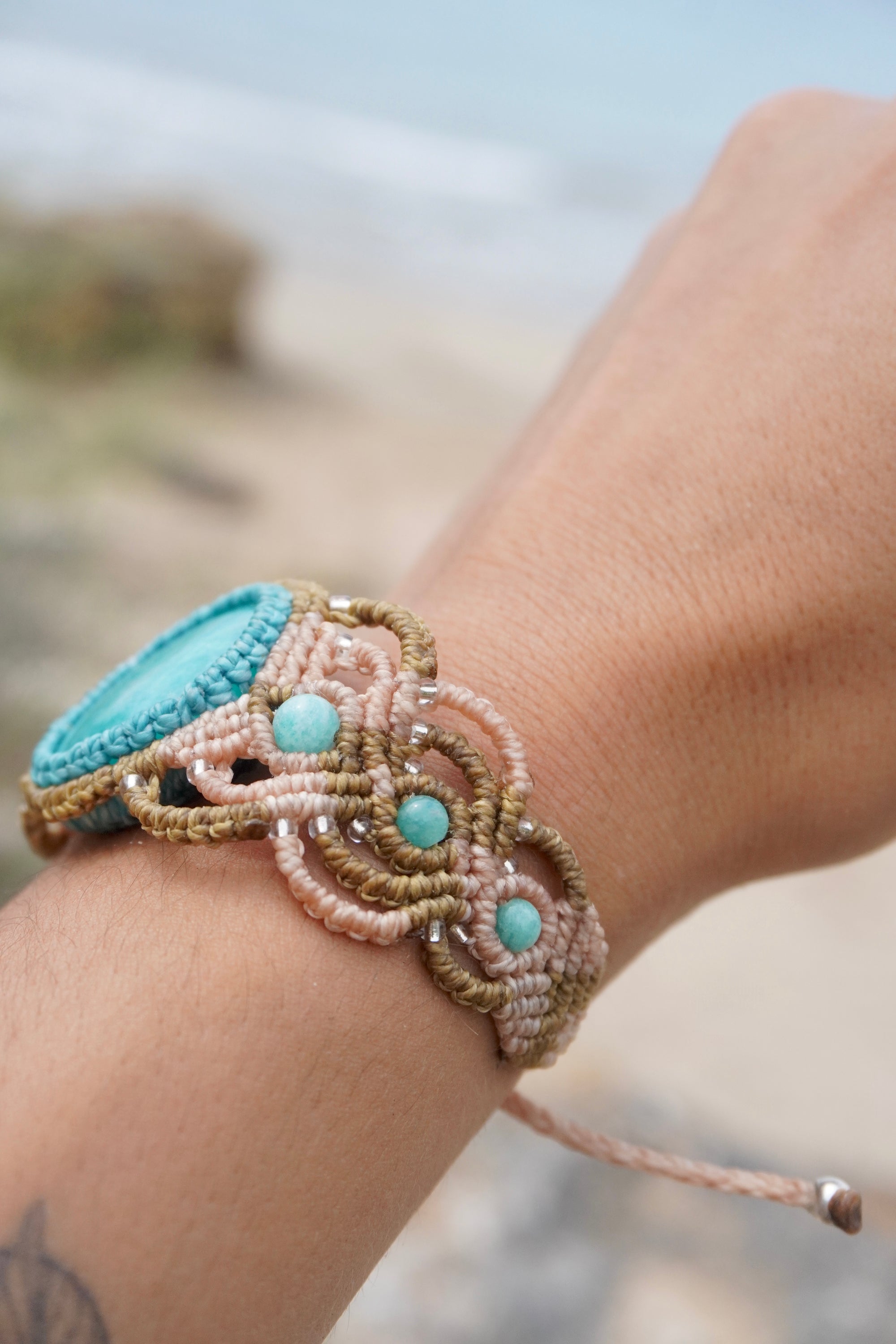 Brazalete de Amazonita
