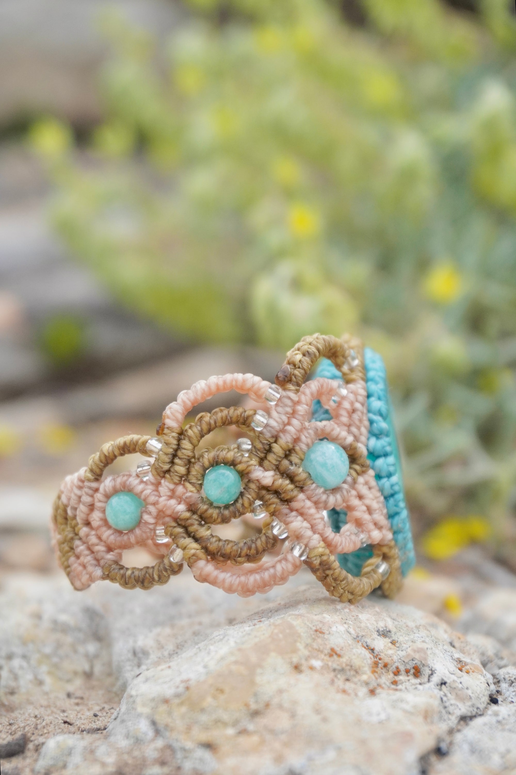 Brazalete de Amazonita