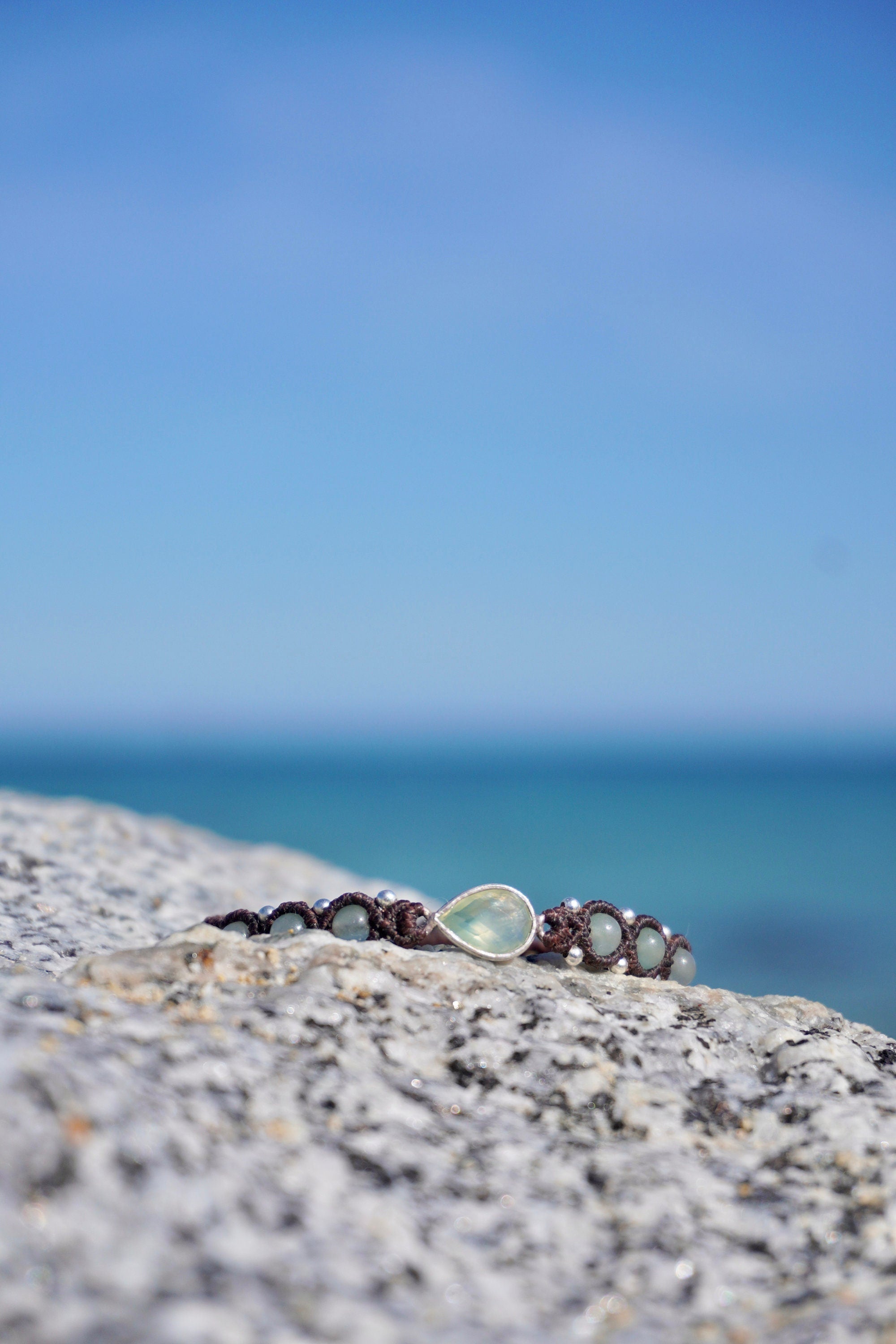 Pulsera de Peridoto y Cuarzo Verde