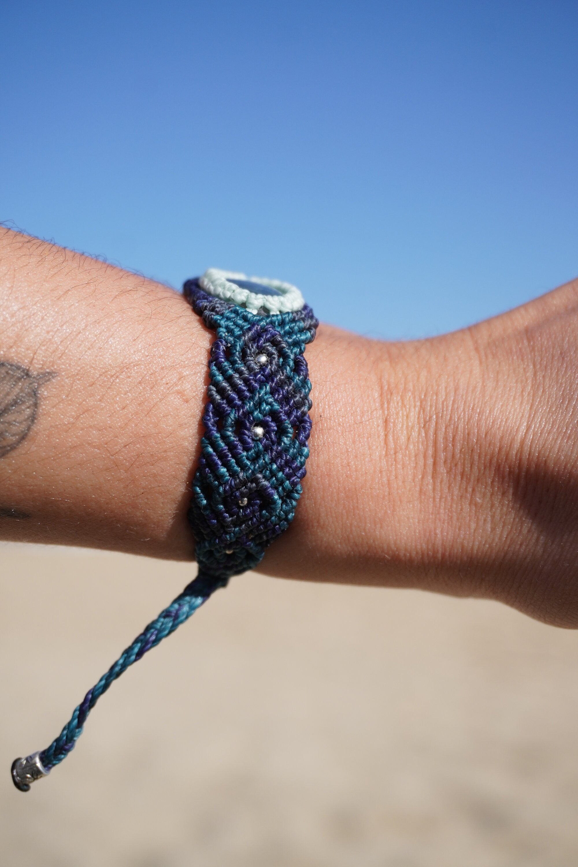 Brazalete de Labradorita