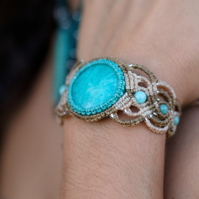 Brazalete de Amazonita