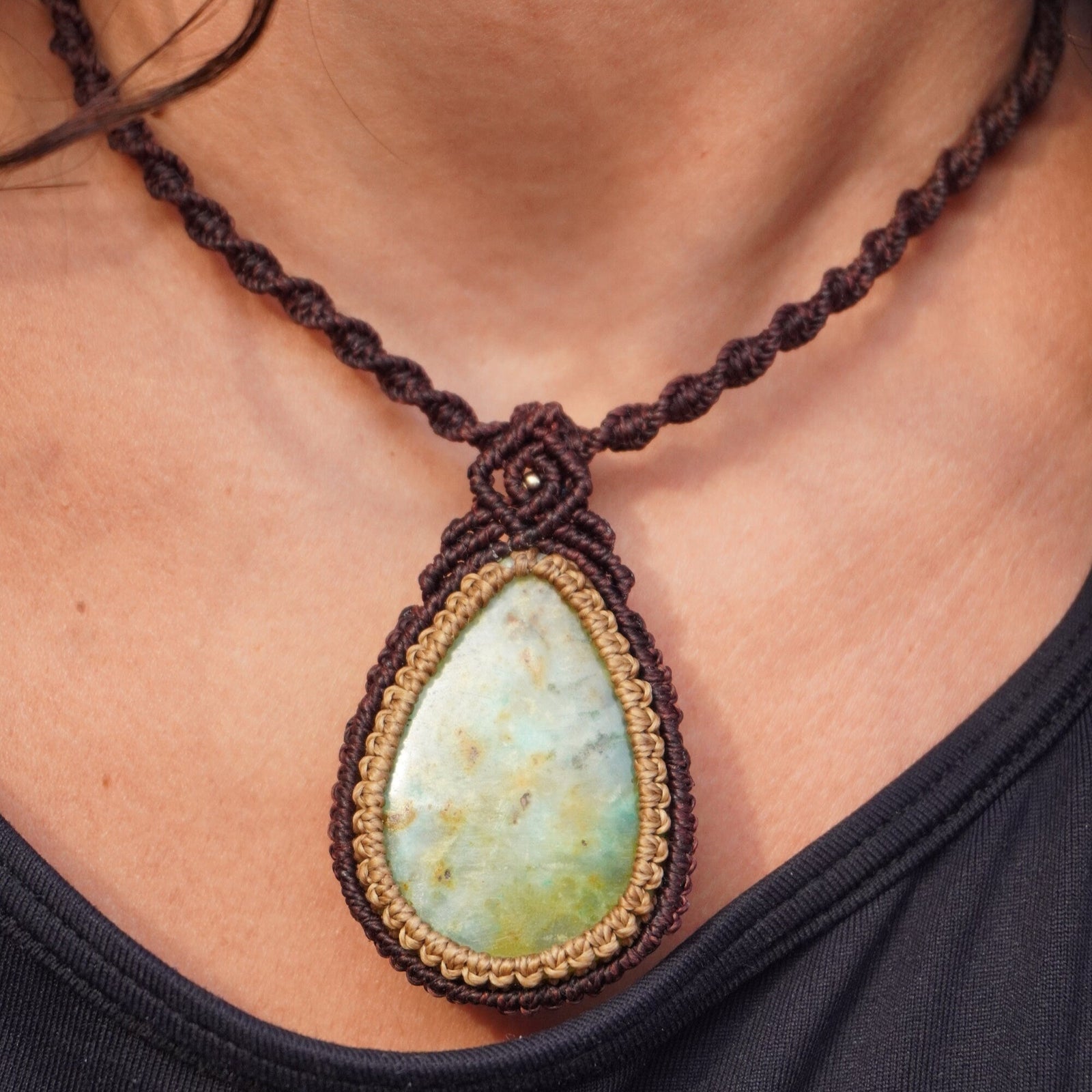 Collar de Crisoprasa