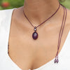 Collar de Amatista y Perlas
