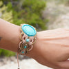 Brazalete de Amazonita