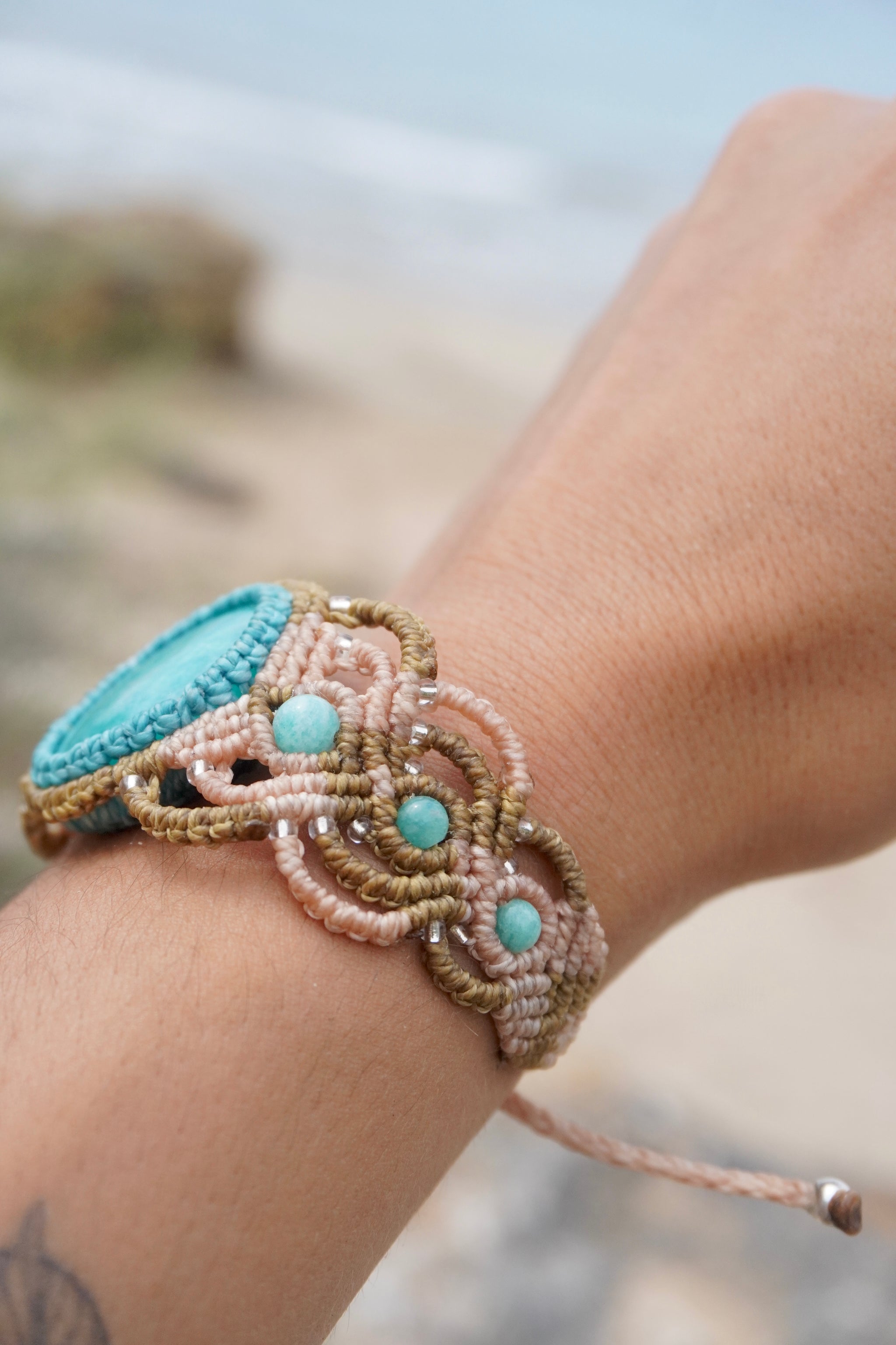 Brazalete de Amazonita