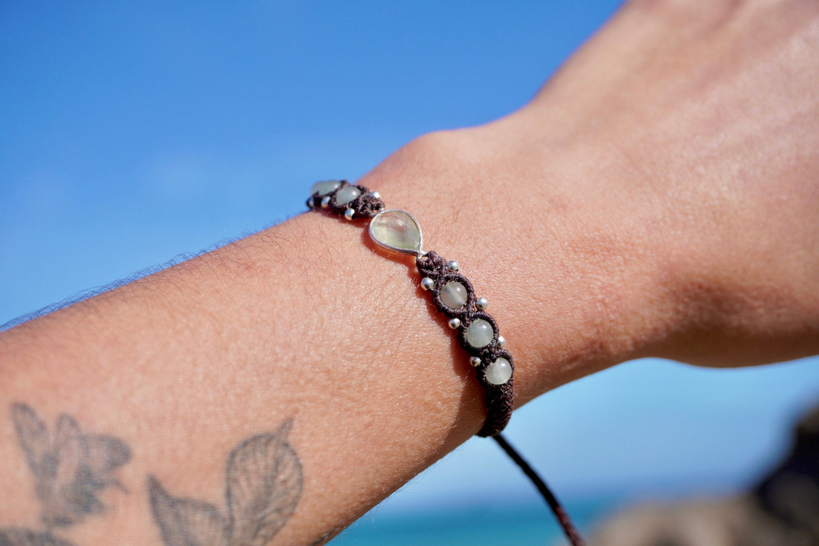 Pulsera de Peridoto y Cuarzo Verde
