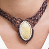 Choker de Coral Fossil