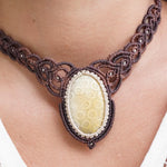 Choker de Coral Fossil