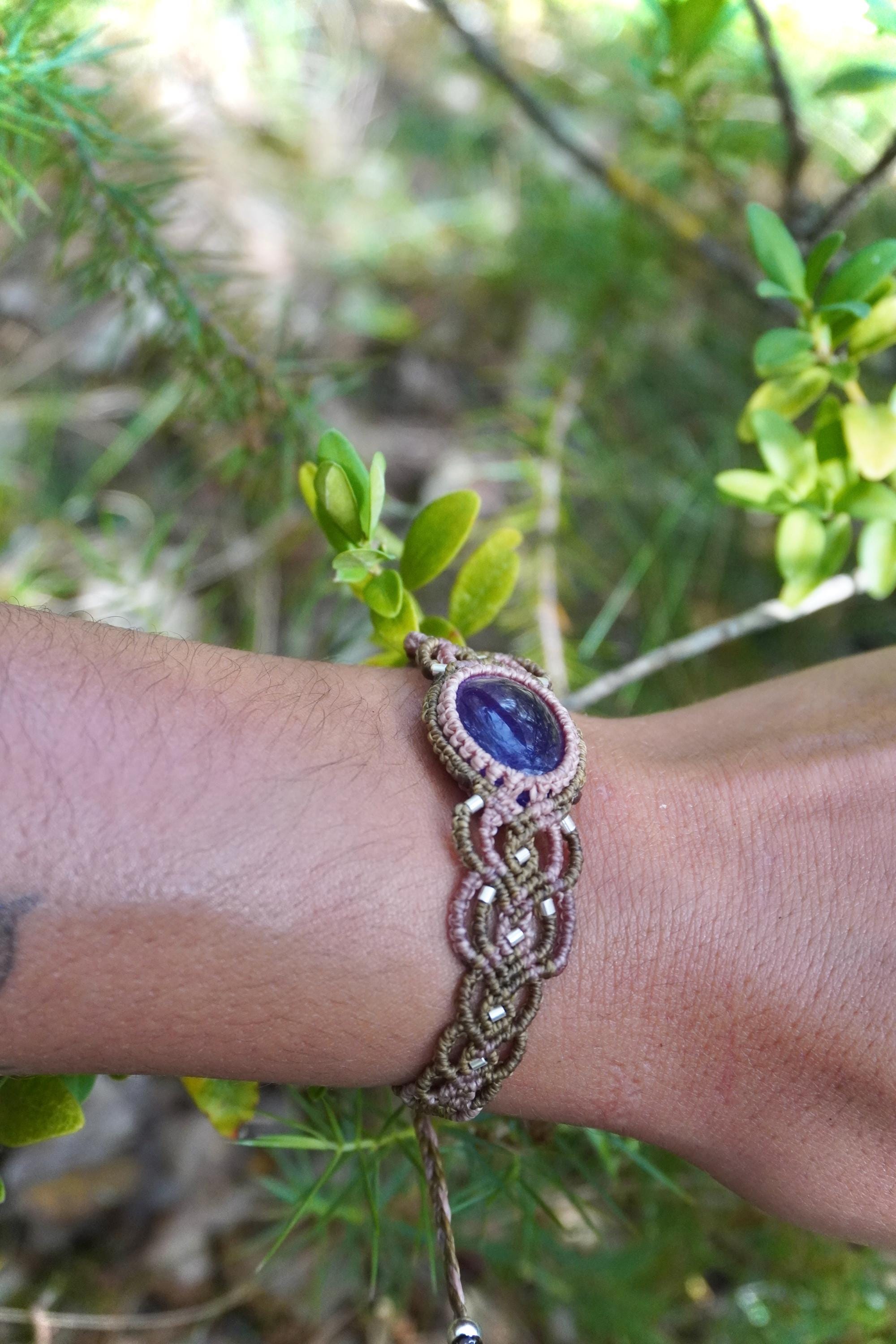 Brazalete de  Amatista y plata