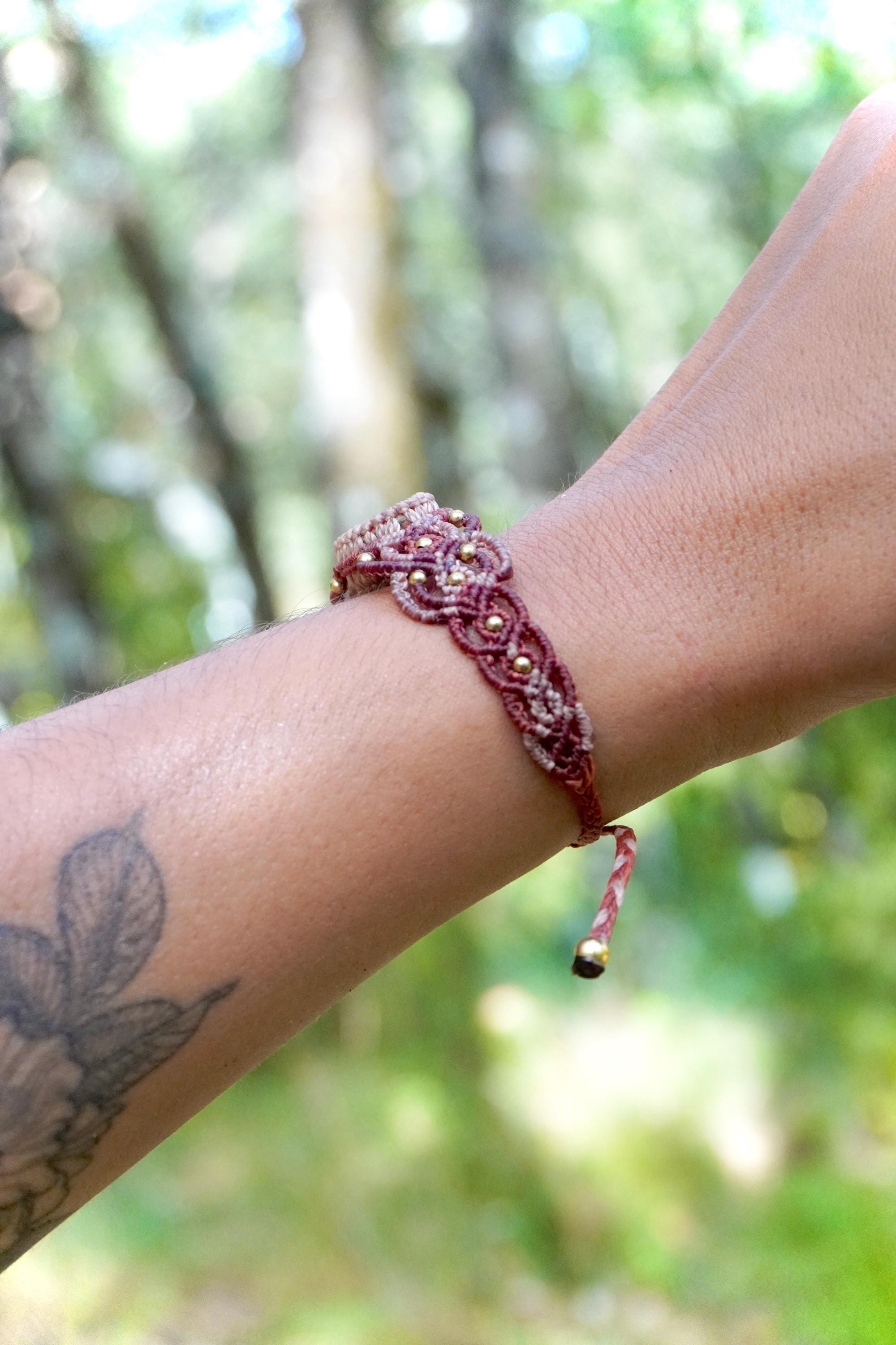 Pulsera de  Unakita y bronce