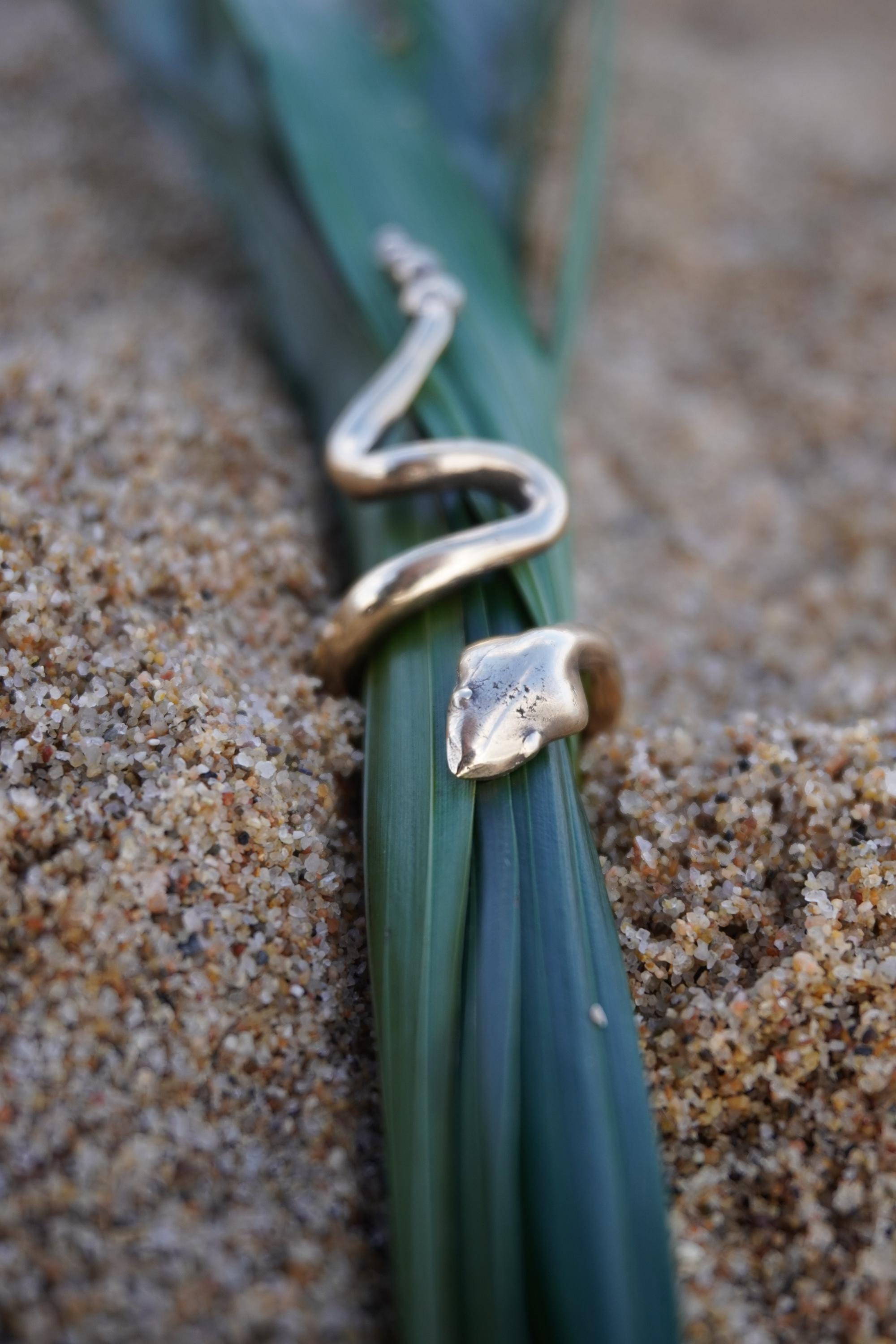 Anillo Cobra (serpiente)  en Bronce