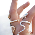 Anillo Cobra (serpiente)  en plata fina