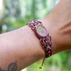 Pulsera de  Unakita y bronce