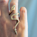 Anillo Cobra (serpiente)  en Bronce